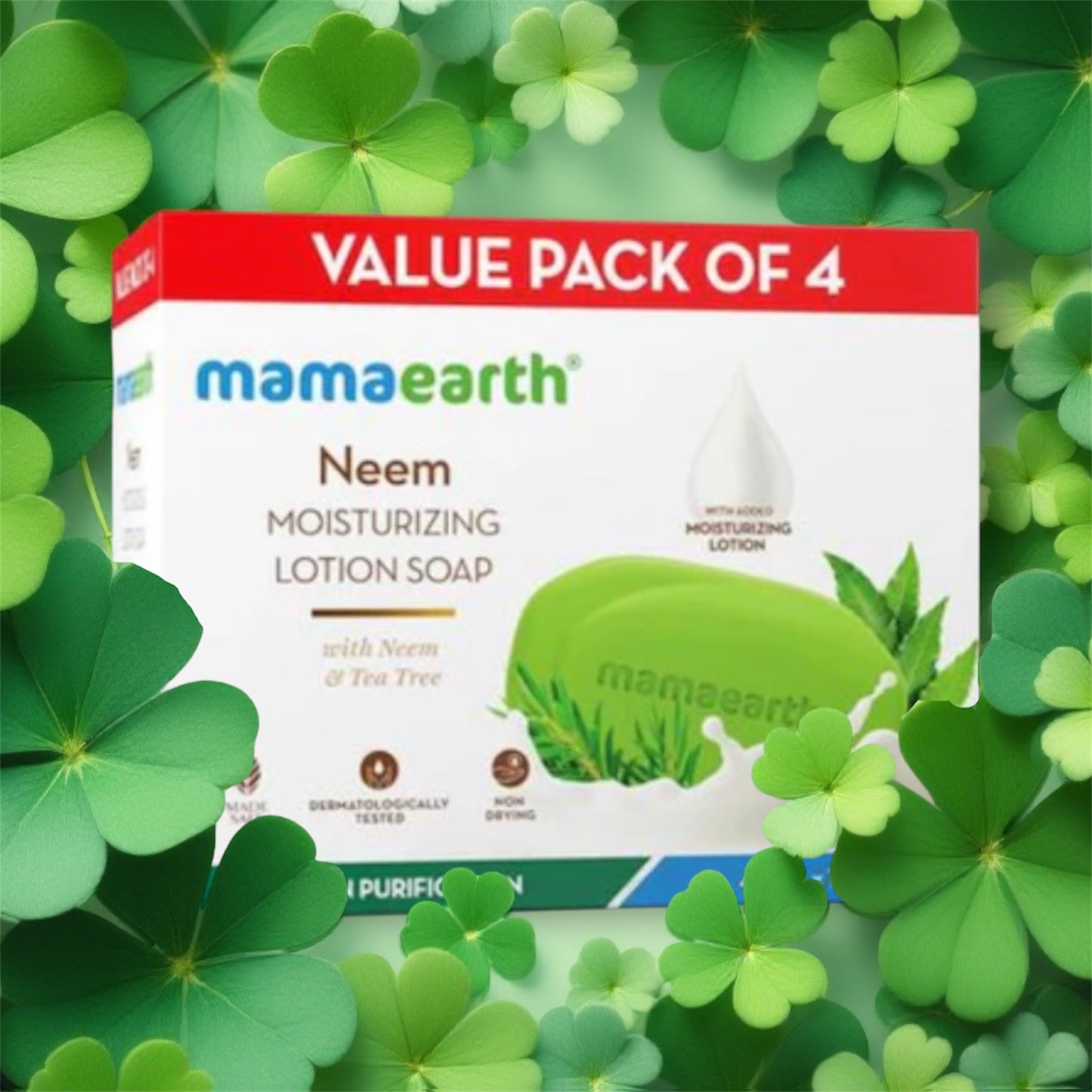 4 different packs of mama earth