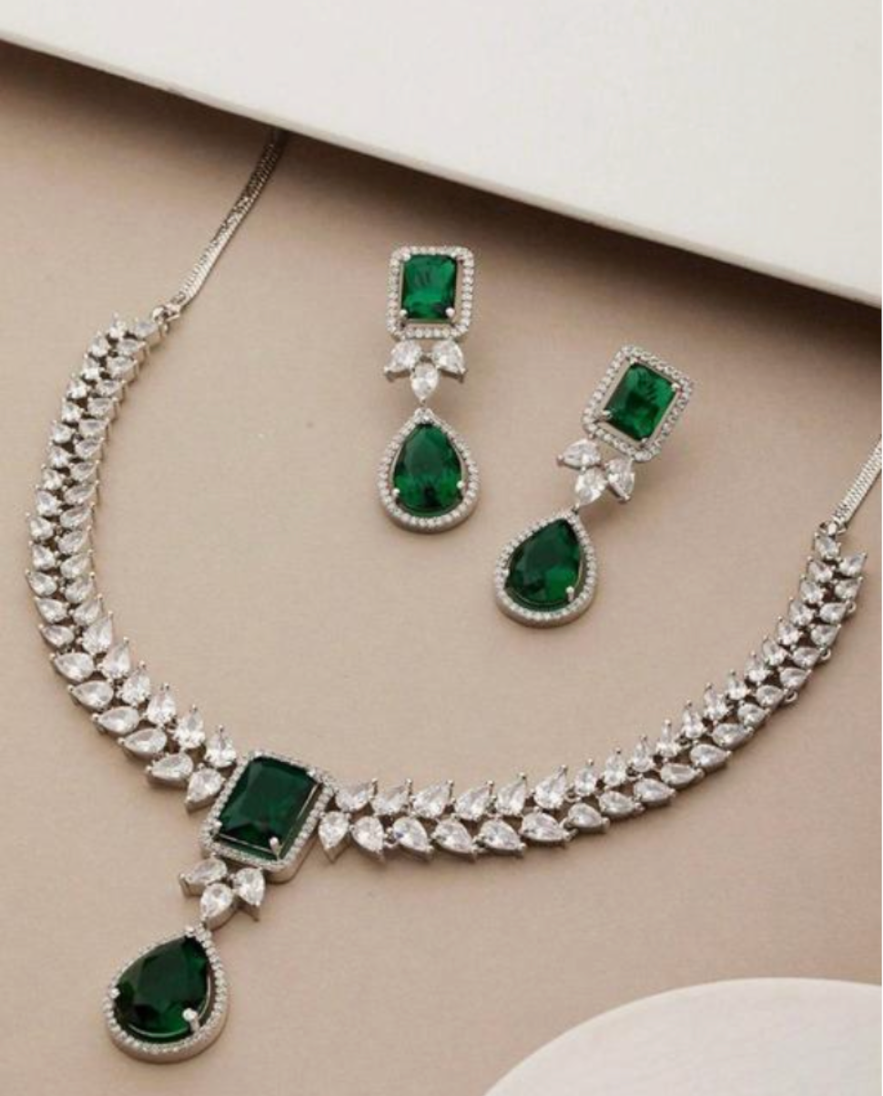 Silver Plated Jewellery Set