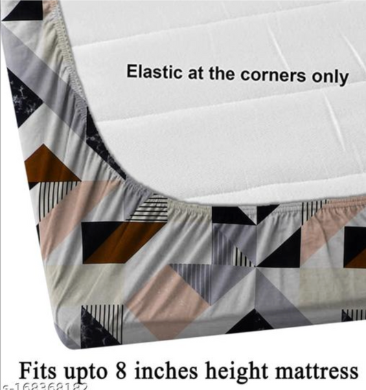 cottan elastic fitted bedsheet