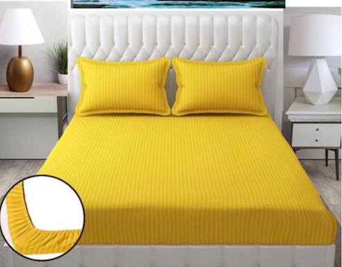 Radrugs fitted striped bedsheet