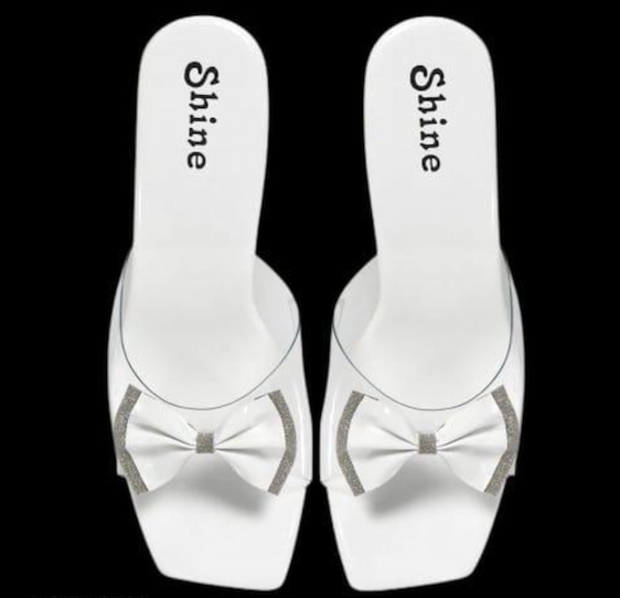 Transparent heel
