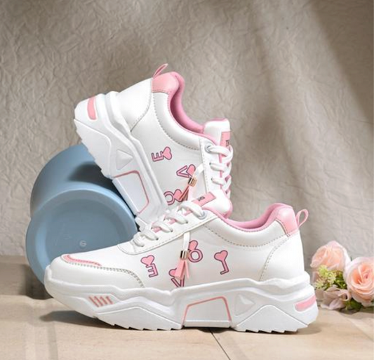 Pink Casual sneakers