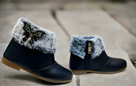 Butterfly Fur Boot