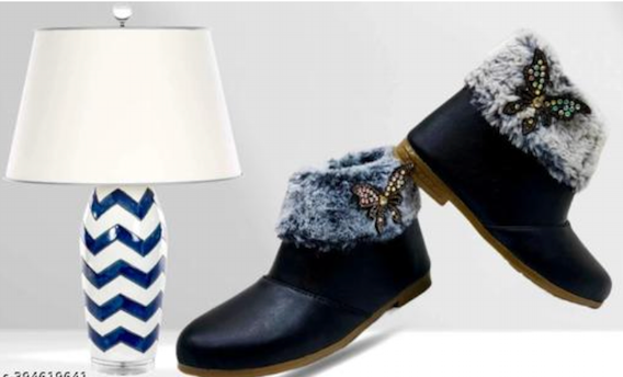 Butterfly Fur Boot