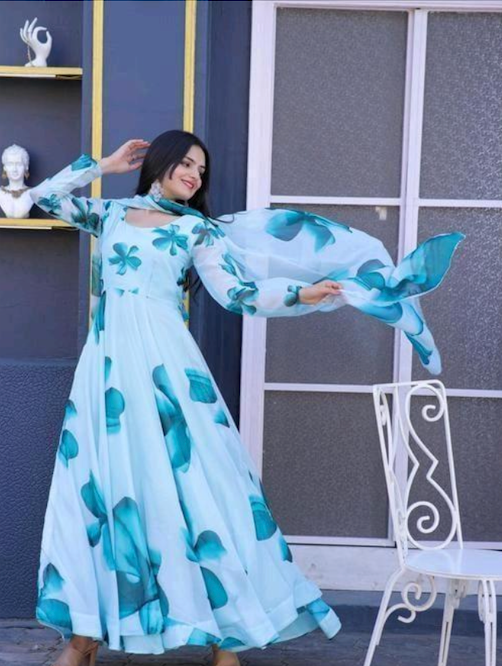 Long frock With dupatta