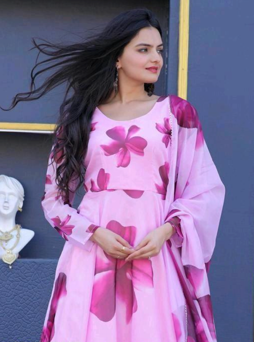 Long frock With dupatta