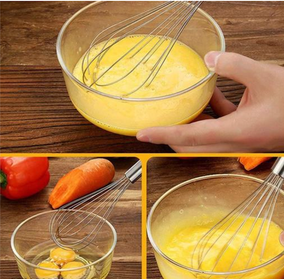 Steel Masher, Whisk and tong