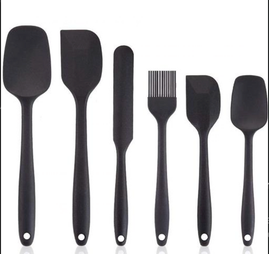 6 pcs Of Silicon Spatula