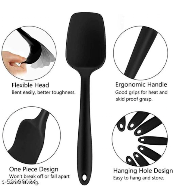 6 pcs Of Silicon Spatula