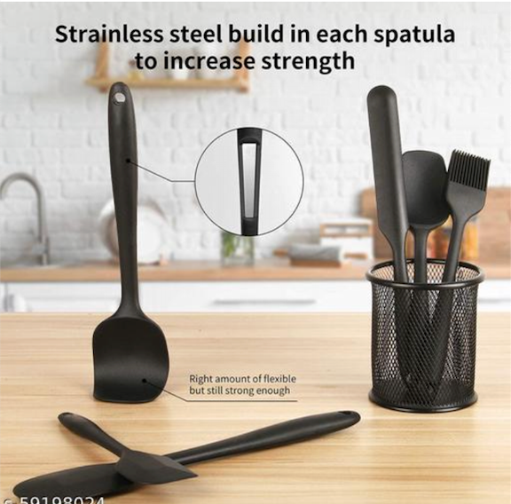 6 pcs Of Silicon Spatula