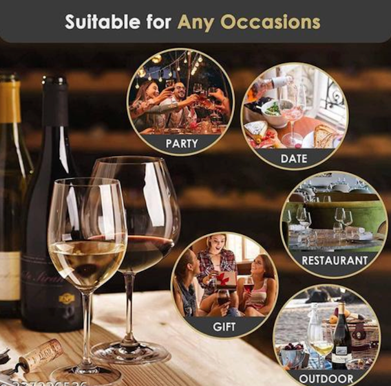 2 pcs Premium Wine Glass