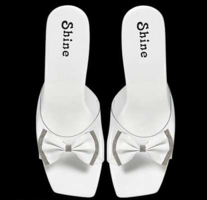 Transparent heel