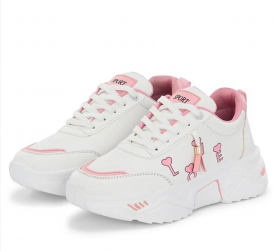 Pink Casual sneakers