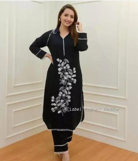 Black Pakistani Suit