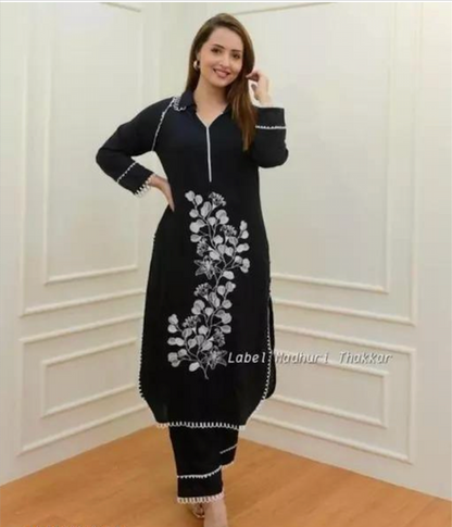 Black Pakistani Suit