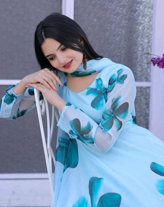 Long frock With dupatta