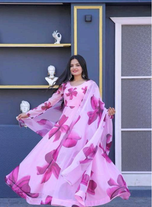 Long frock With dupatta