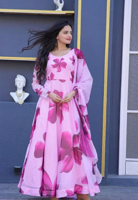 Long frock With dupatta