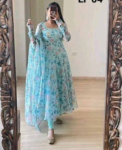Anarkali with Dupatta