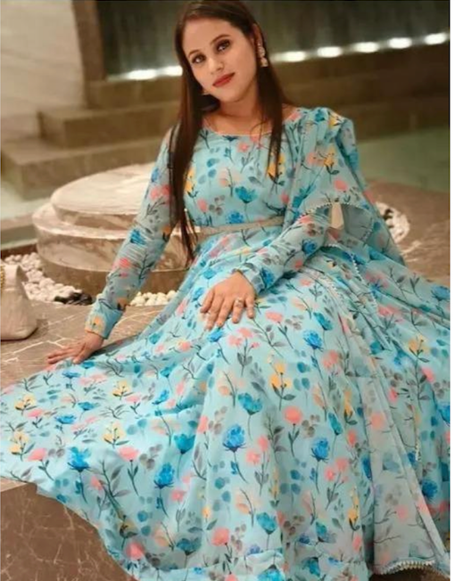 Anarkali with Dupatta