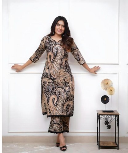 Printed Cotton Kurta