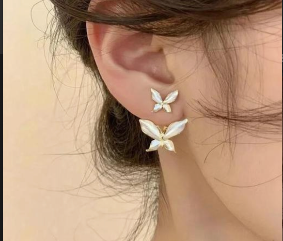 Double Butterfly Earrings
