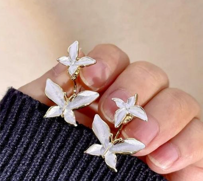 Double Butterfly Earrings