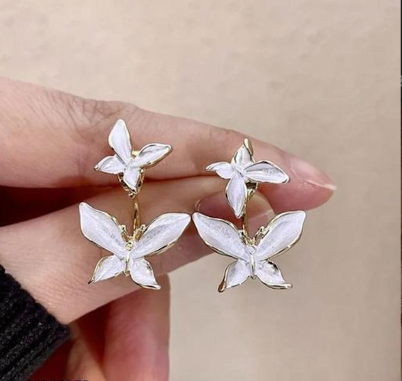 Double Butterfly Earrings