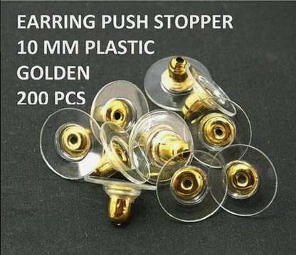 Gold and Silver Back stopper