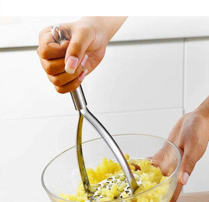 Steel Masher, Whisk and tong