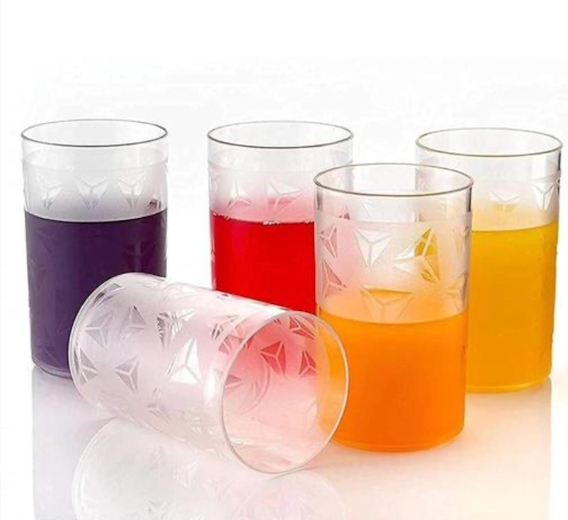 Diamond Curved Shaped Glasses