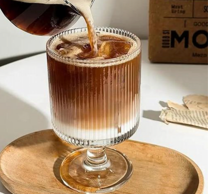 Transparent pack of 2 glasses