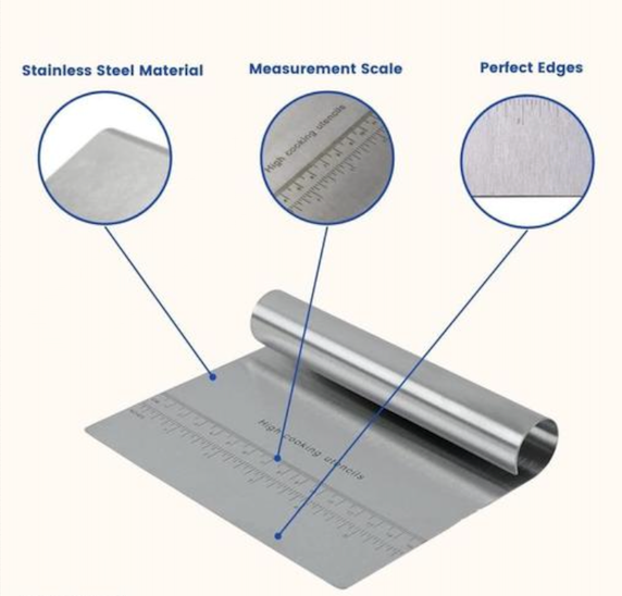Cake Smoother with scale