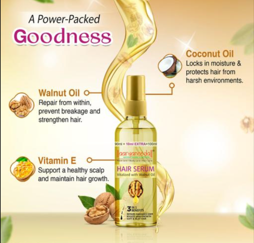 Aaryanveda Walnut Hair Serum
