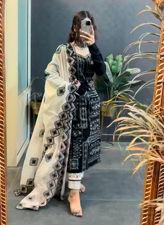 Printed Punjabi suit