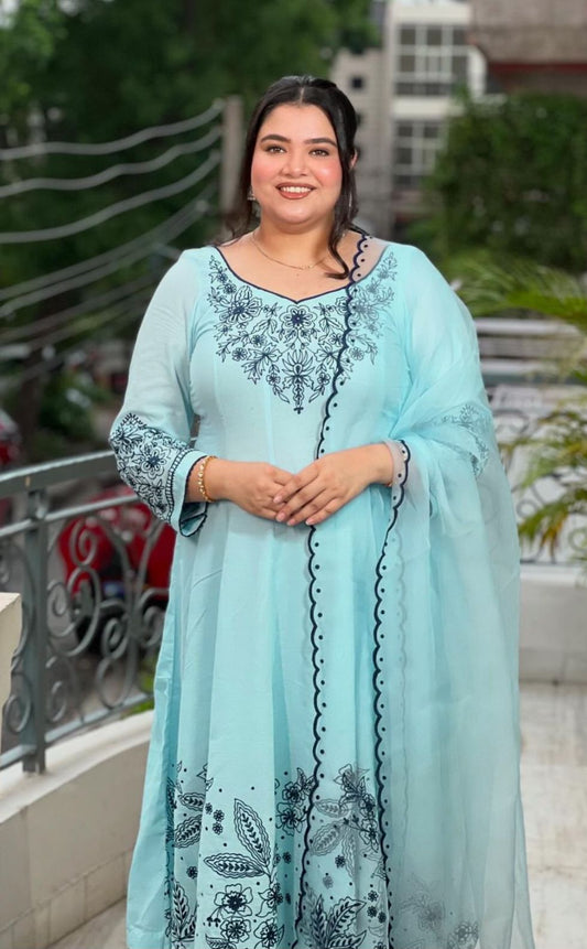 Pure Embroidery Suit