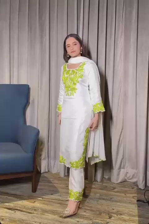 White suit